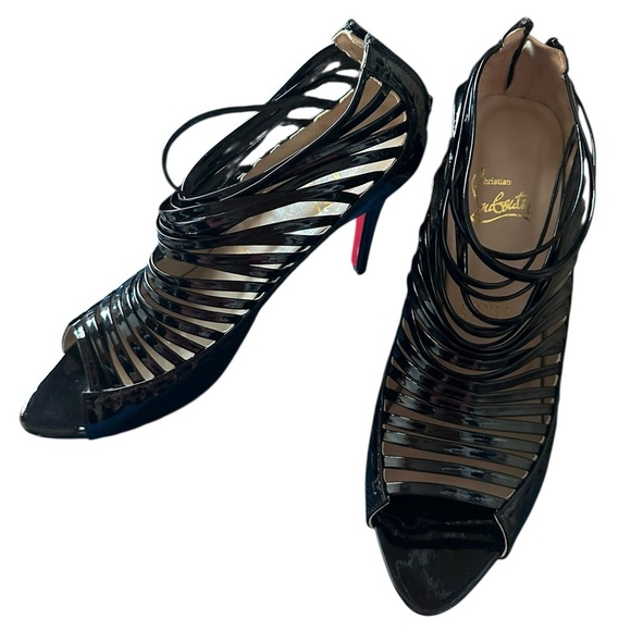 Christian Louboutin Elegant Black Stiletto Heels size 43 - Picture 9 of 13